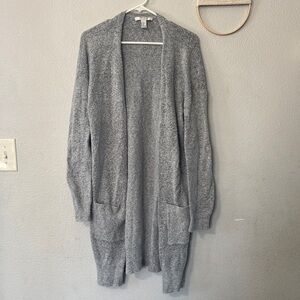 Forever 21 Light Gray Cardigan Sweater